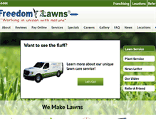 Tablet Screenshot of freedomlawnsofcharleston.com
